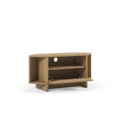 Modern Viva Corner TV Unit – Compact Corner Stand with Shelves & Cabinet for 40-Inch TVs - view 26