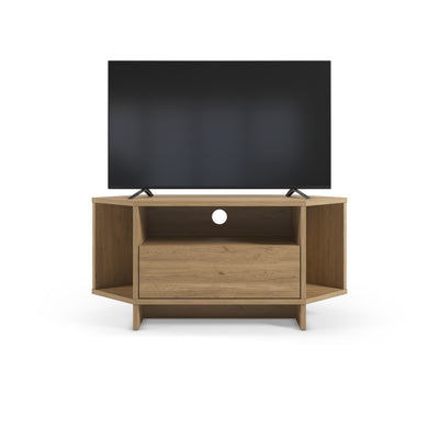 Modern Viva Corner TV Unit – Compact Corner Stand with Shelves & Cabinet for 40-Inch TVs - view 28