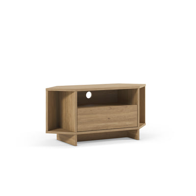 Modern Viva Corner TV Unit – Compact Corner Stand with Shelves & Cabinet for 40-Inch TVs - view 29