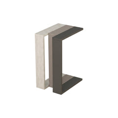 Muju Modern C Shape Table Multipurpose H 57cm – Light Mocha,Ancient White,Anthracite