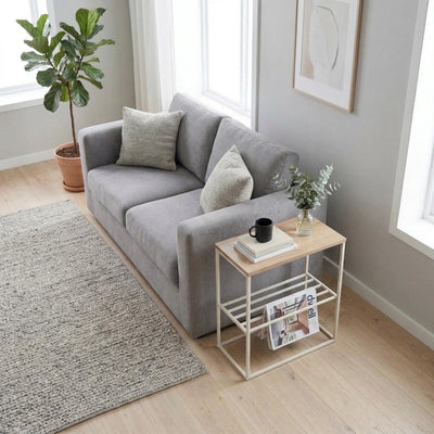 Teno Side Table with Storage Shelf - Additional Image 8