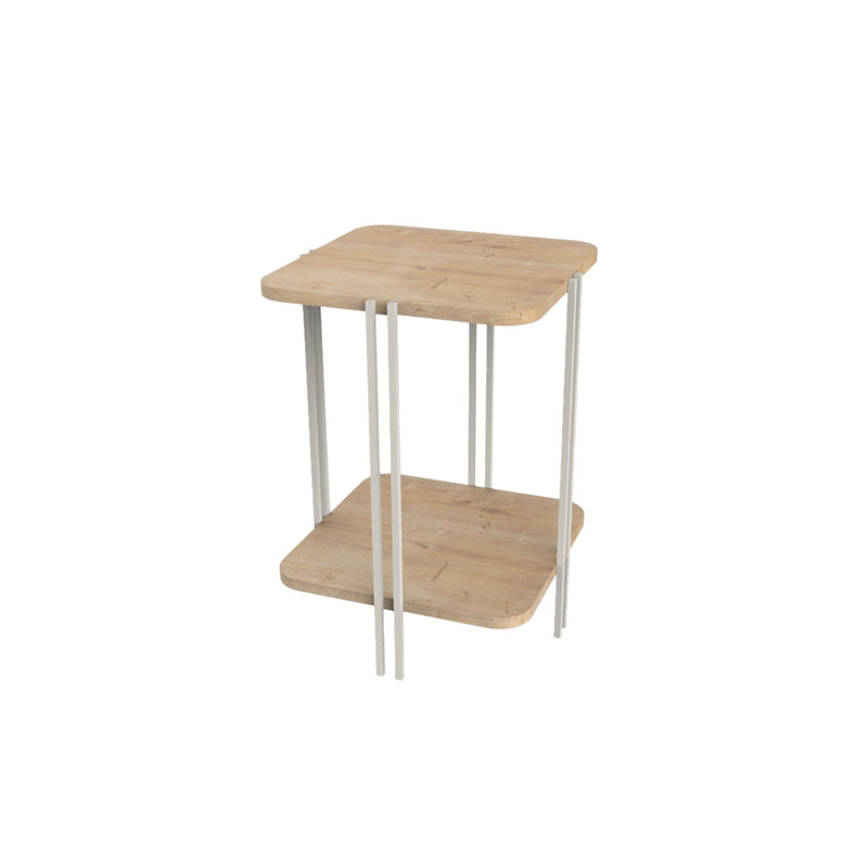 Notus 2-Tier Side Table with Shelf - Additional Image 1