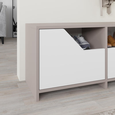 Nexus Modern Shoe Rack Storage - close-up detail