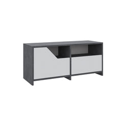 Nexus Modern Shoe Rack Storage 37 x 105 x 47 cm – Retro Grey,White