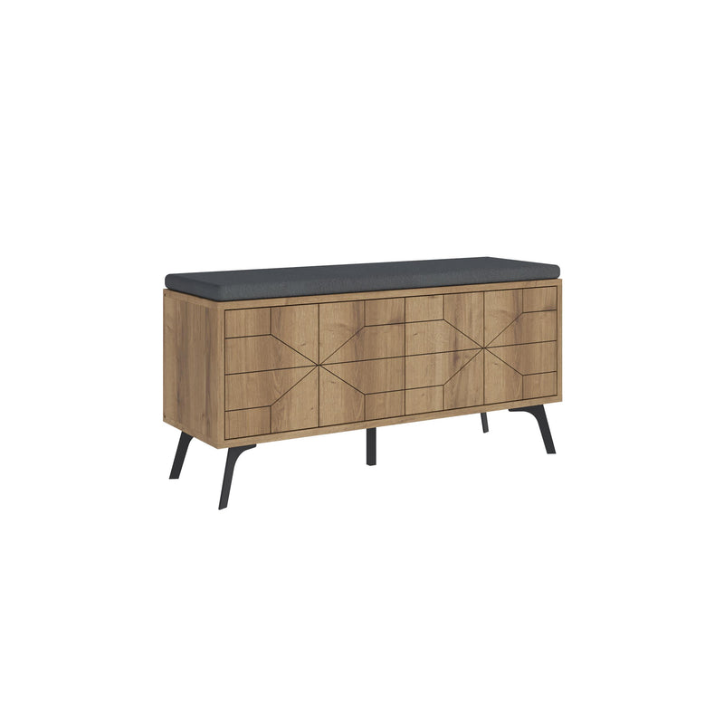 Dune Shoe Storage Bench – Modern Hallway Bench with Storage - Additional Image 2