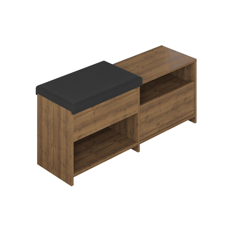 Filux Shoe Bench – Modern Hallway Bench with Storage - Additional Image 3