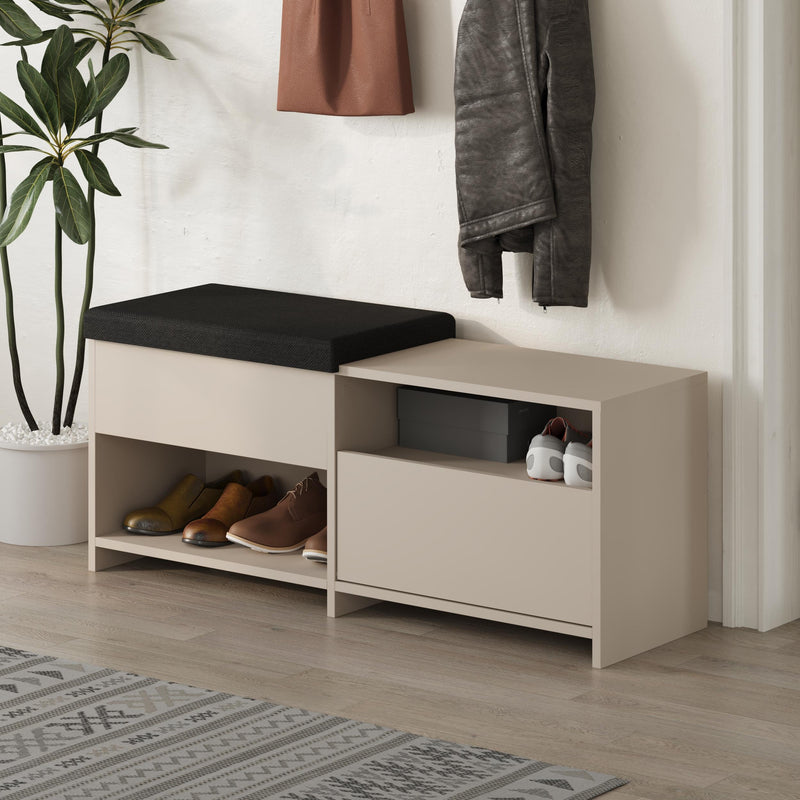 Filux Shoe Bench – Modern Hallway Bench with Storage