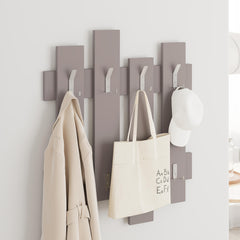 Wave Modern Hanger - Coat Rack – Light Mocha