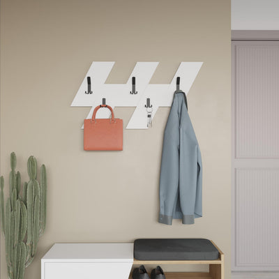 Livy Modern Coat Hanger - styled in a hallway setting