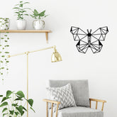 Metal Wall Art-no:50 Butterfly in Texture Black
