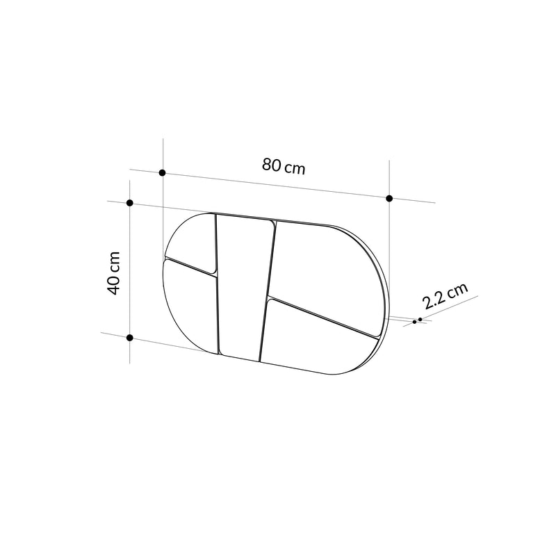 Otis White Rounded Wall Mirror - Additional Image 13