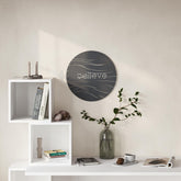 Believe Modern Metal Wall Art Home Decorative Ornament – Black