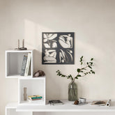 Aitus Modern Metal Wall Art Home Decorative Ornament – Black