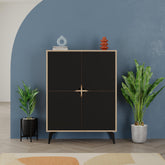 Spark Multipurpose Hallway Cabinet styled in a room setting