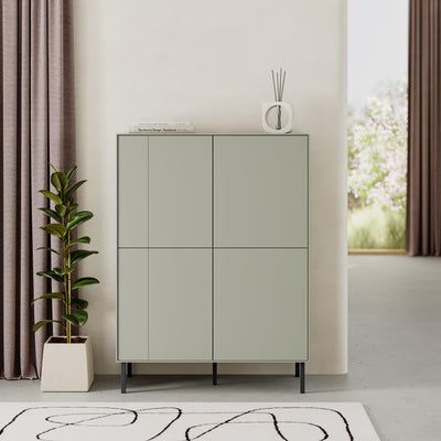 Vena Multipurpose Cabinet-Sideboard - 4 Door Storage Cabinet