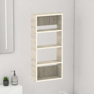 Rafina Wall Mounted Multipurpose Cabinet styled in a room setting