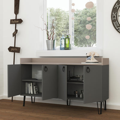 Anthracite,Light Mocha