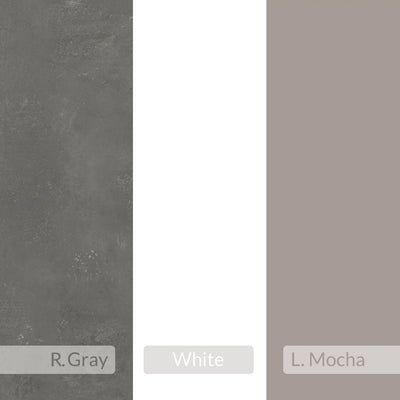 Light Mocha,Retro Grey,White