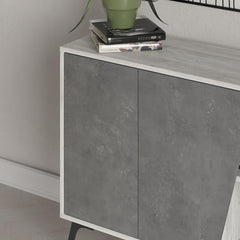 Fiona Console Sideboard Display Unit 150 – Ancient White,Retro Grey