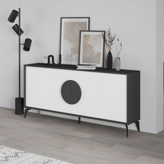 Gora Console Sideboard Display Unit 180Cm – Anthracite,White