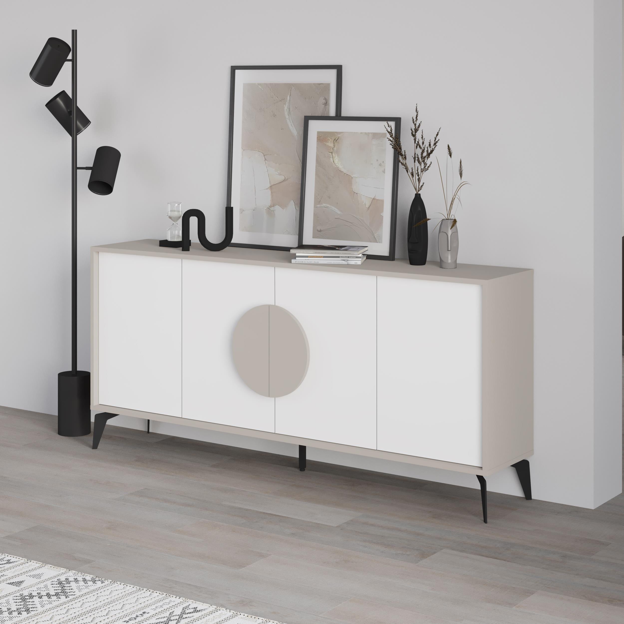 Gora Console Sideboard 180cm – styled in living room – Decortie