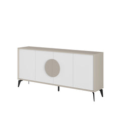 Gora Console Sideboard Display Unit 180Cm – Sandstone,White