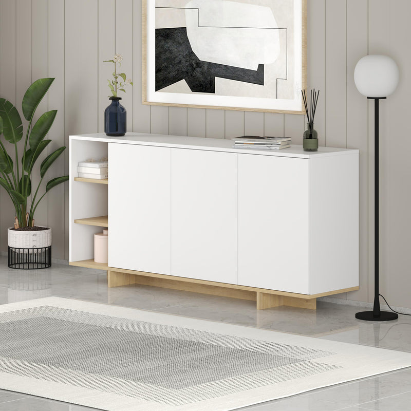 Stockton Modern Console Unit with Open Shelves