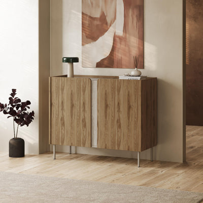 Norm Sideboard 2 Doors - styled in a hallway setting
