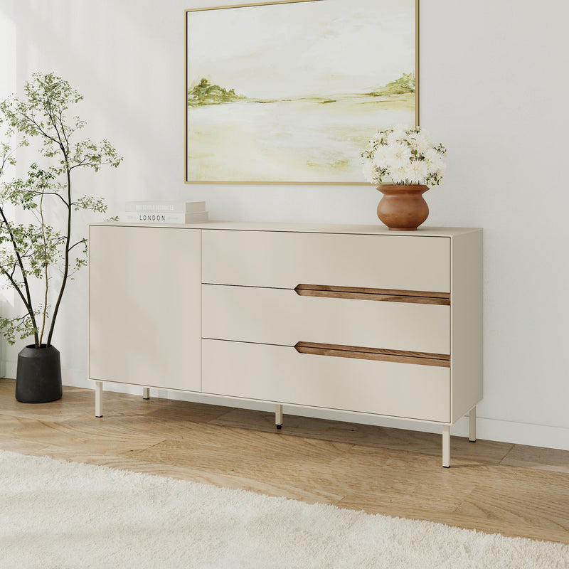 Arch Modern Sideboard - styled in a living room setting