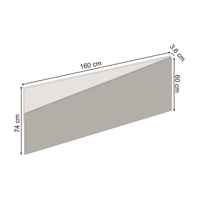 Diago Wall Mounted Headboard - dimensions