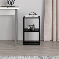 Lonie Modern Bedside Table Bedroom Furniture Width 34cm – Black Bute