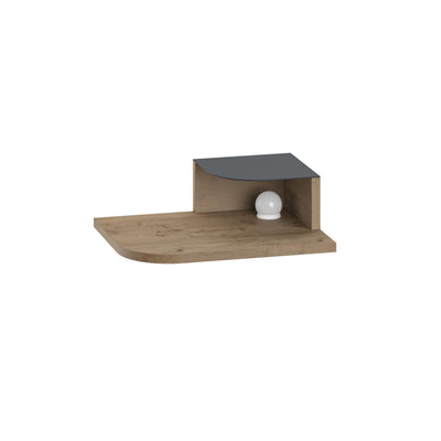 Luno Floating Bedside Shelf with LED Reading Light - Additional Image 3