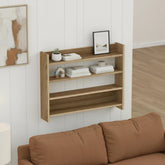 Lane 4-Tier Wall Shelf - styled in a living room setting