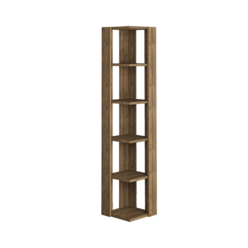 Nati Corner Bookcase 161cm – white background – Decortie