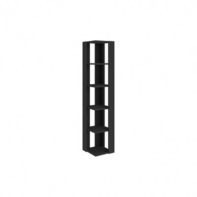 Nati Corner Bookcase 161cm – white background – Decortie