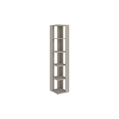 Nati Corner Bookcase 161cm – white background – Decortie