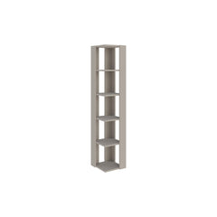 Nati Modern Corner Bookcase Display Unit Tall 161cm – Sandstone