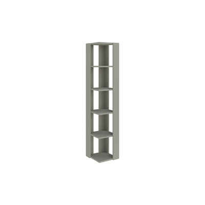 Nati Corner Bookcase 161cm – white background – Decortie