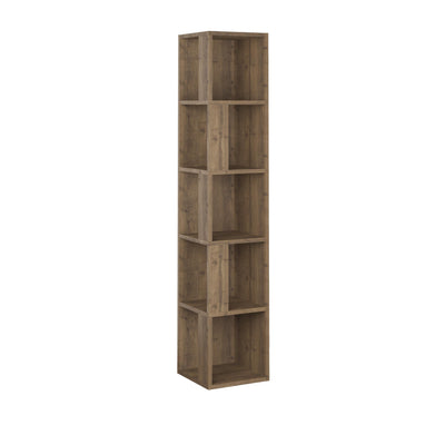 Piano Modern Corner Bookcase Display Unit Tall 158.9cm - Decortie