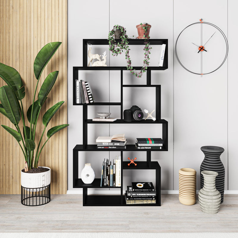Karmato Bookcase 168.5cm – styled in living room – Decortie