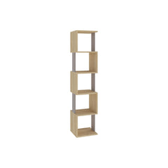 Piri Modern Bookcase Display Unit Tall 161cm – Oak,Light Mocha