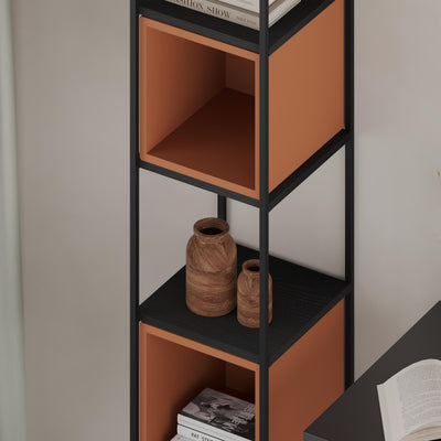 Vale Mini Industrial Bookcase close-up detail