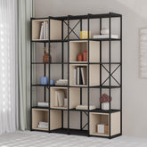 Vale Maxi Industrial Bookcase styled in a room setting