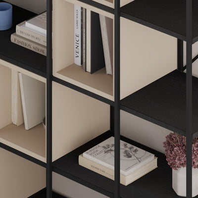 Vale Maxi Industrial Bookcase close-up detail