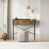 Terra Dressing Table with Mirror and 2 Drawers - Additional Image 16