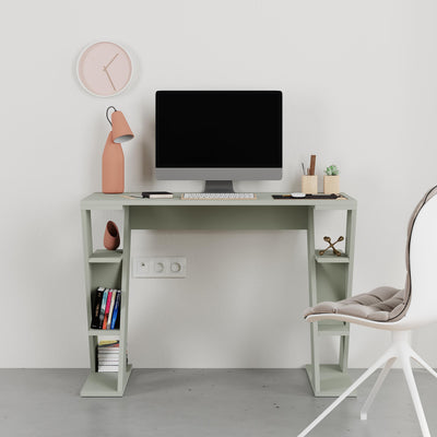 Papillon Modern Study Desk - styled in a home office setting