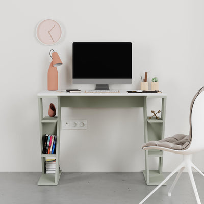 Papillon Modern Study Desk - styled in a home office setting