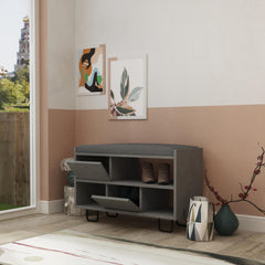 Troy Modern Bench – Retro Grey