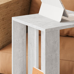 Edi Modern Side Table 60cm – Ancient White