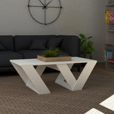 Pipra Modern Coffee Table Multipurpose H 40cm – White